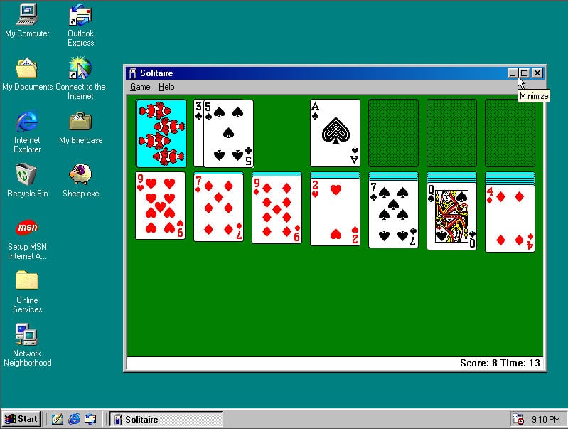 Windows 98 Click Windows 98 dans votre navigateur en deux clics, pour les nostalgiques