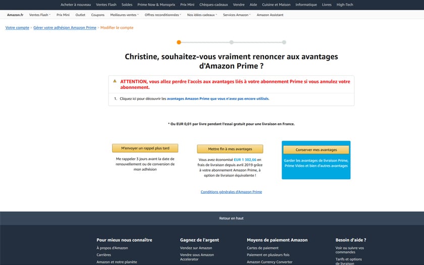 Amazon Prime : comment résilier son abonnement et se faire rembourser
