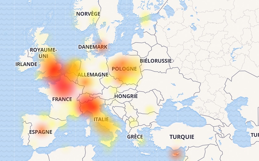 Facebook Messenger en panne impossible de se connecter et d