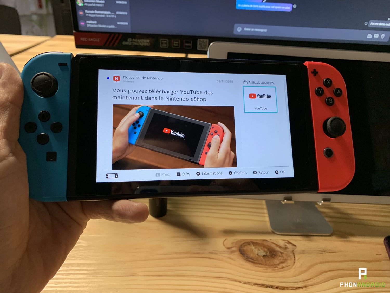 YouTube est désormais disponible sur la Nintendo Switch