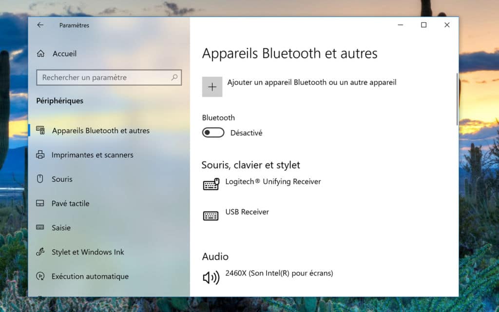Windows 10 : Comment activer ou désactiver le Bluetooth