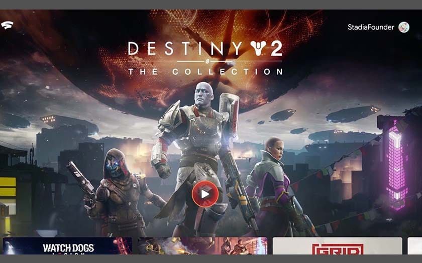 Stadia : Google dévoile l'interface Android, iOS et TV