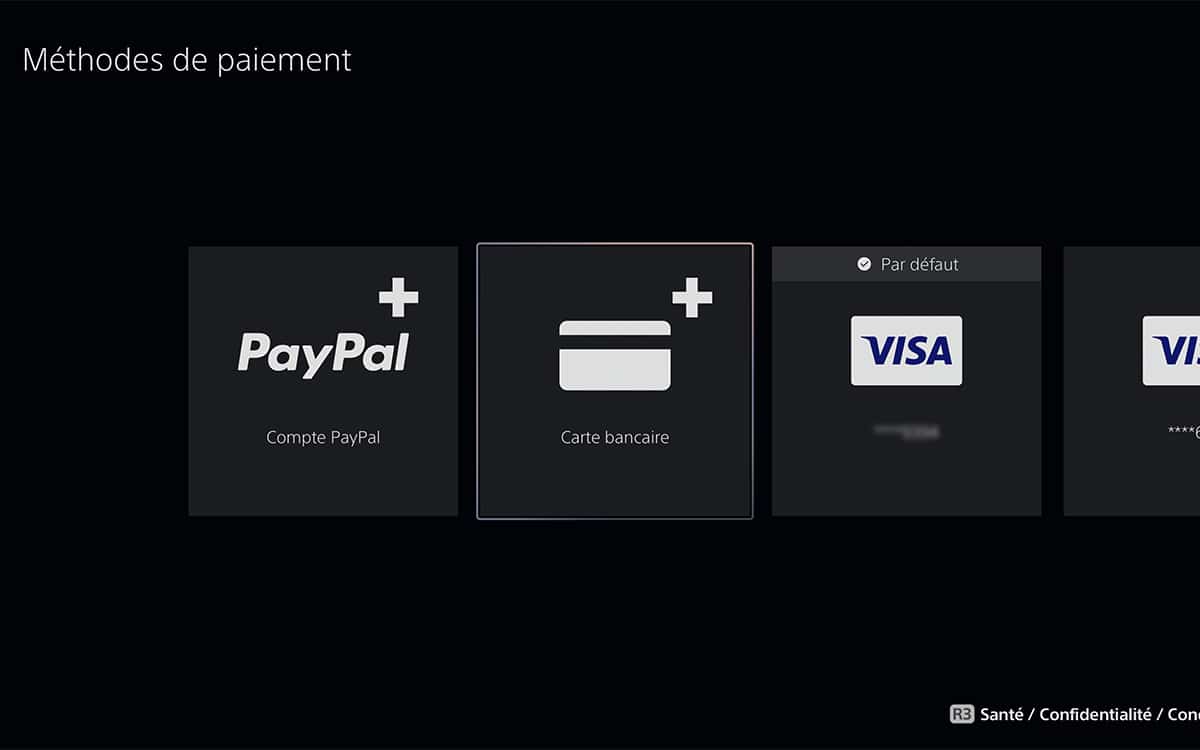 PS5 comment supprimer vos informations de paiement sur votre console