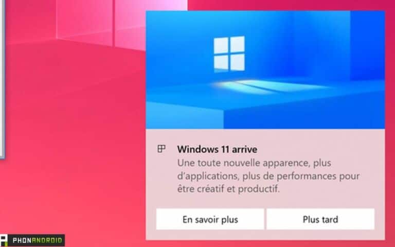 Microsoft fait déjà de la pub pour Windows 11 dans Windows 10