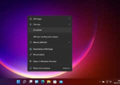 Windows 11 menu contextuel bureau actualiser