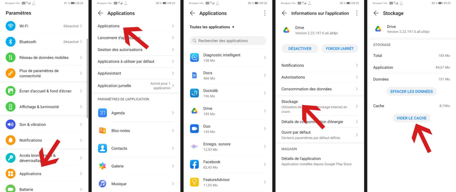 Android : que faire si une application plante (se ferme toute seule