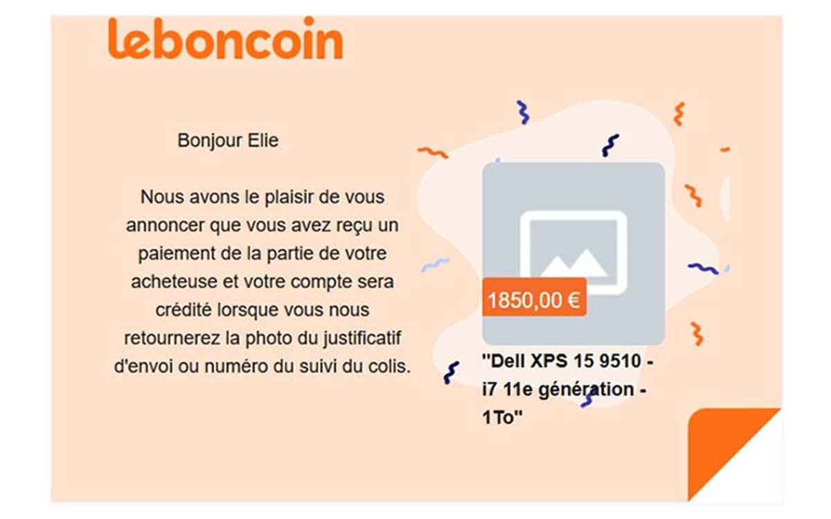 Leboncoin attention à cette arnaque au paiement sécurisé