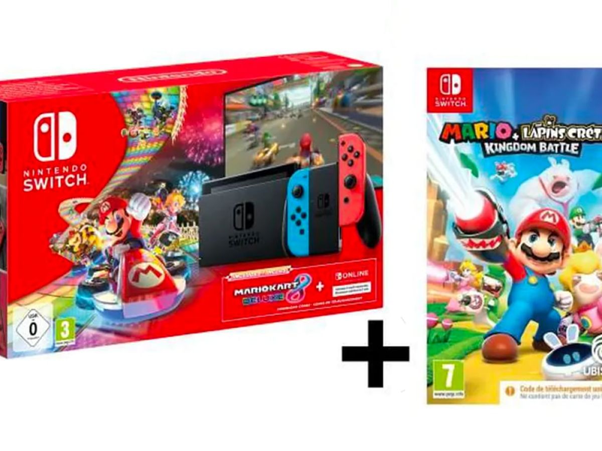 Nintendo Switch Nintendo Switch + Mario Kart 8 Mario Kart™ 8 Deluxe – Nintendo Switch : Amazon.fr: High-Tech