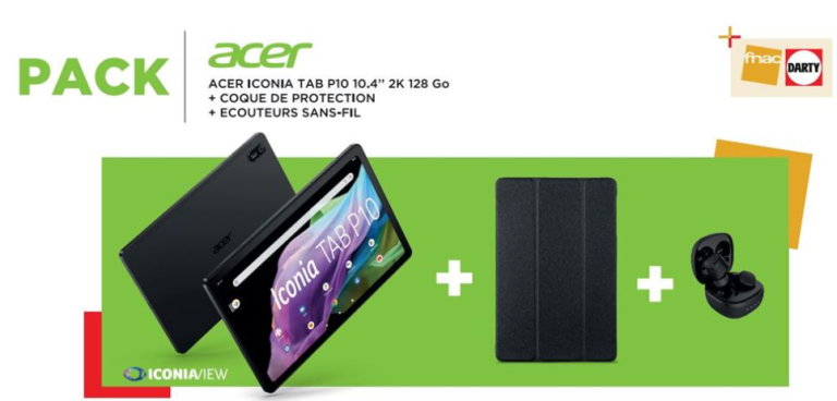 Kepuch 2x Vetro Temperato Per Acer Iconia Tab M10 10.1" | Durezza 9H, 0.33mm, Antigraffio E Anti-impronta