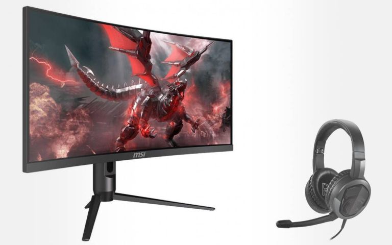 Ce pack gaming MSI écran PC incurvé 30" WFHD + casque filaire est à 269