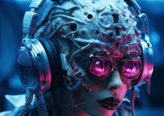 intelligence artificielle cyberpunk