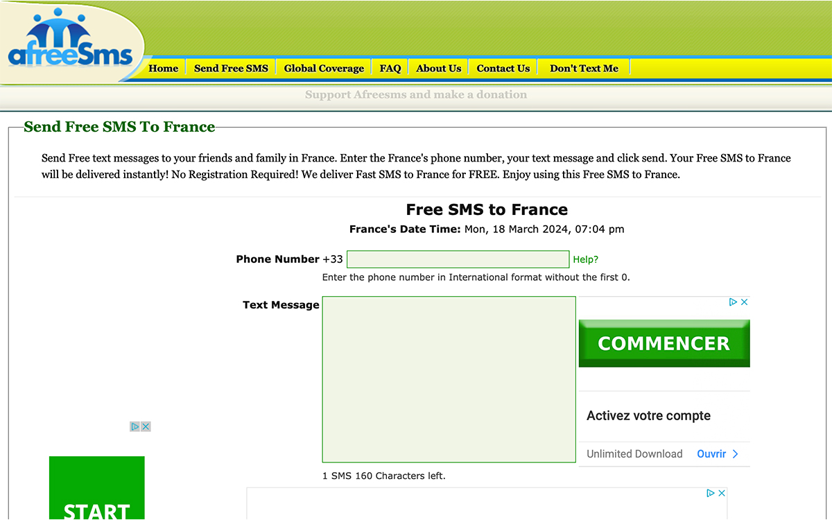SMS Comment Envoyer Gratuitement Des Messages Depuis Le Web