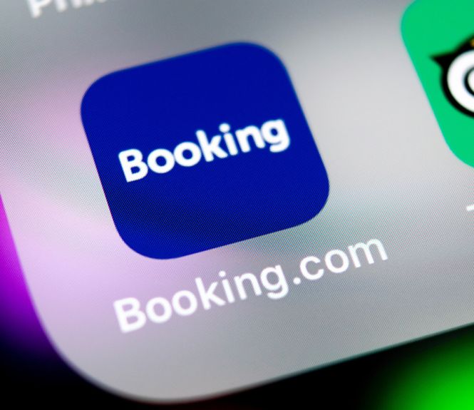 Le logo de l'application Booking