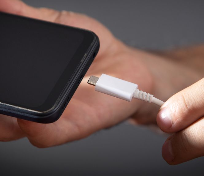 Chargeur smartphone