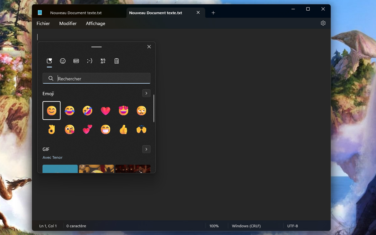 Windows 11 smileys