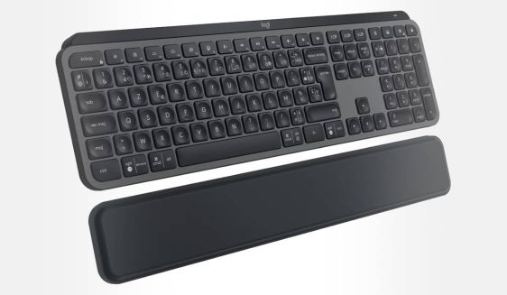 clavier Logitech MX Keys S et repose-poignets