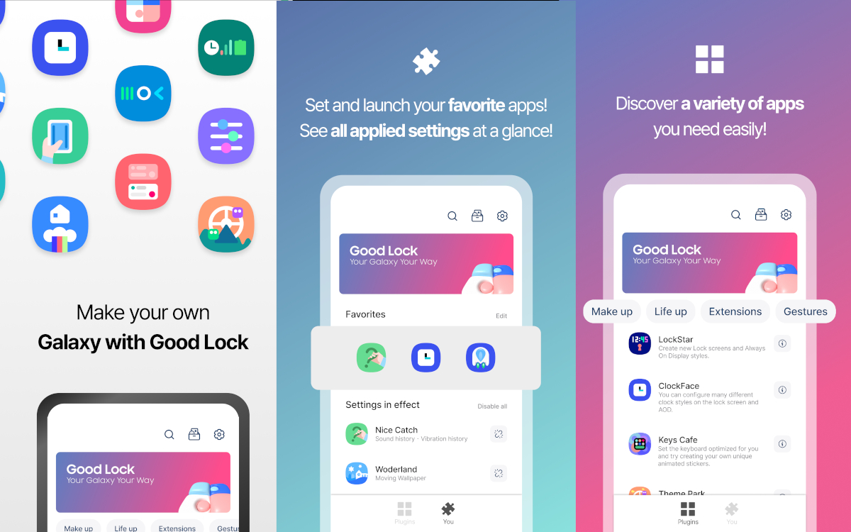 Samsung propose enfin cet outil officiel à tous pour personnaliser chaque détail des smartphones Galaxy samsung good lock details