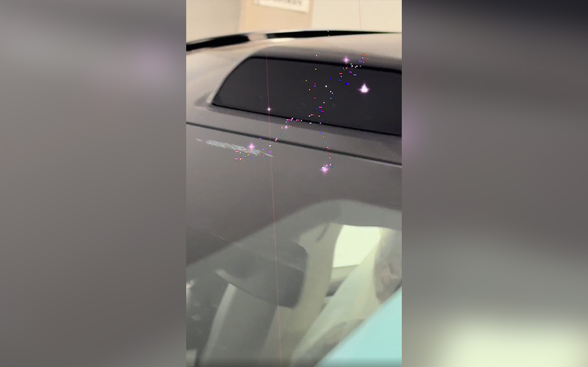 LiDAR pixels brûlés