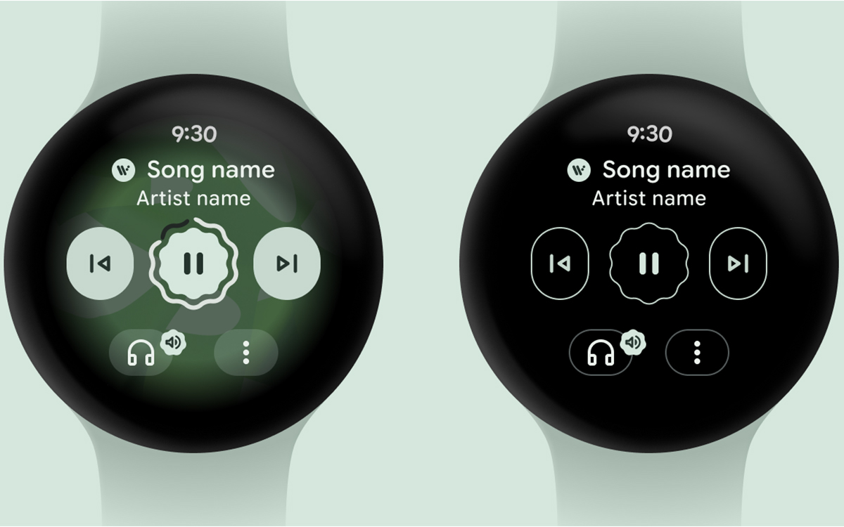 Les contrôles des contenus multimédias en cours d'utilisation restent visibles même en mode Always-On