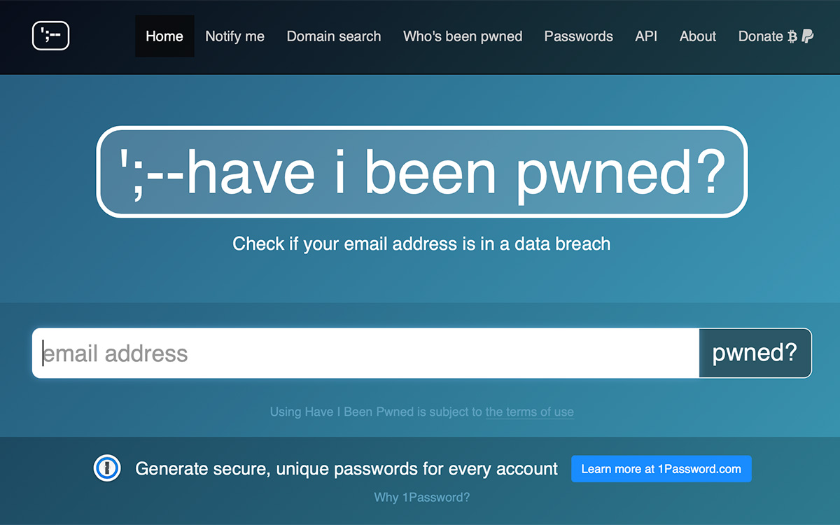 outils mots de passe fuites