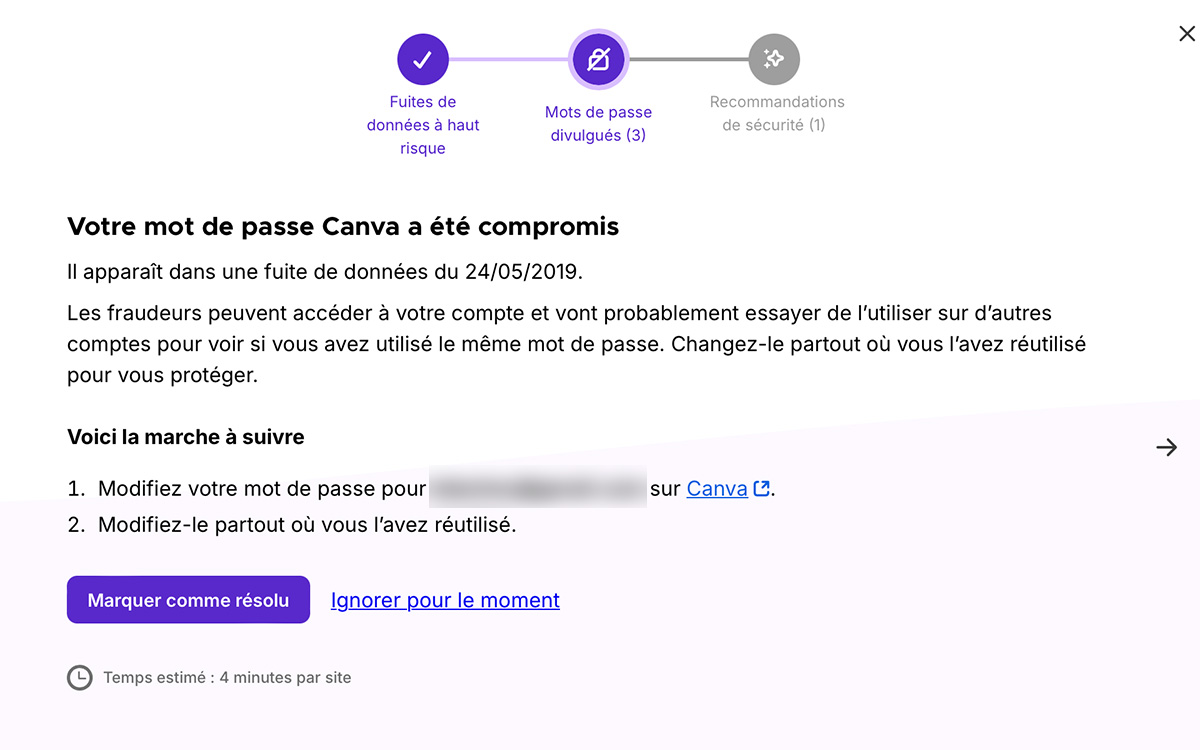 outils mots de passe fuites