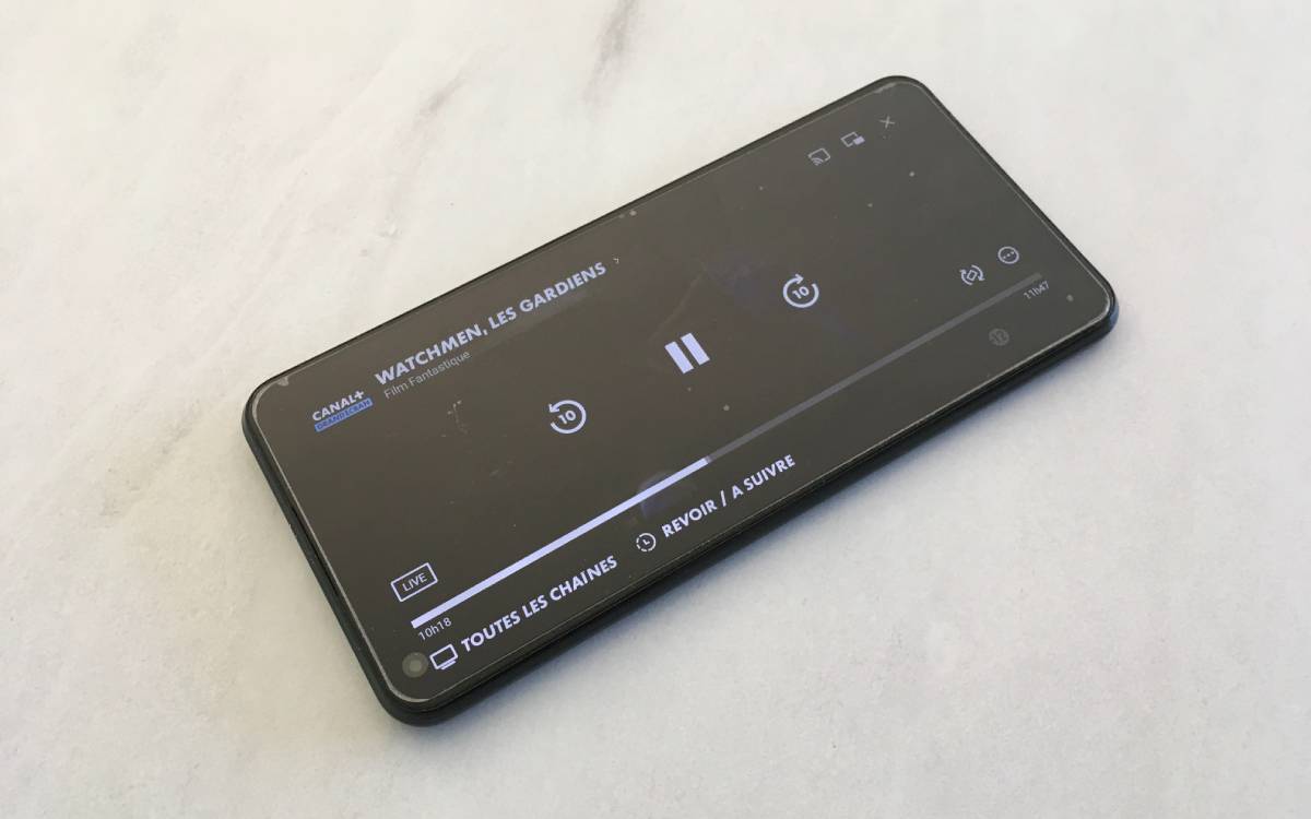 orientation écran application Canal Android
