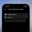 traduction par défaut iPhone iOS 18 Google Traduction