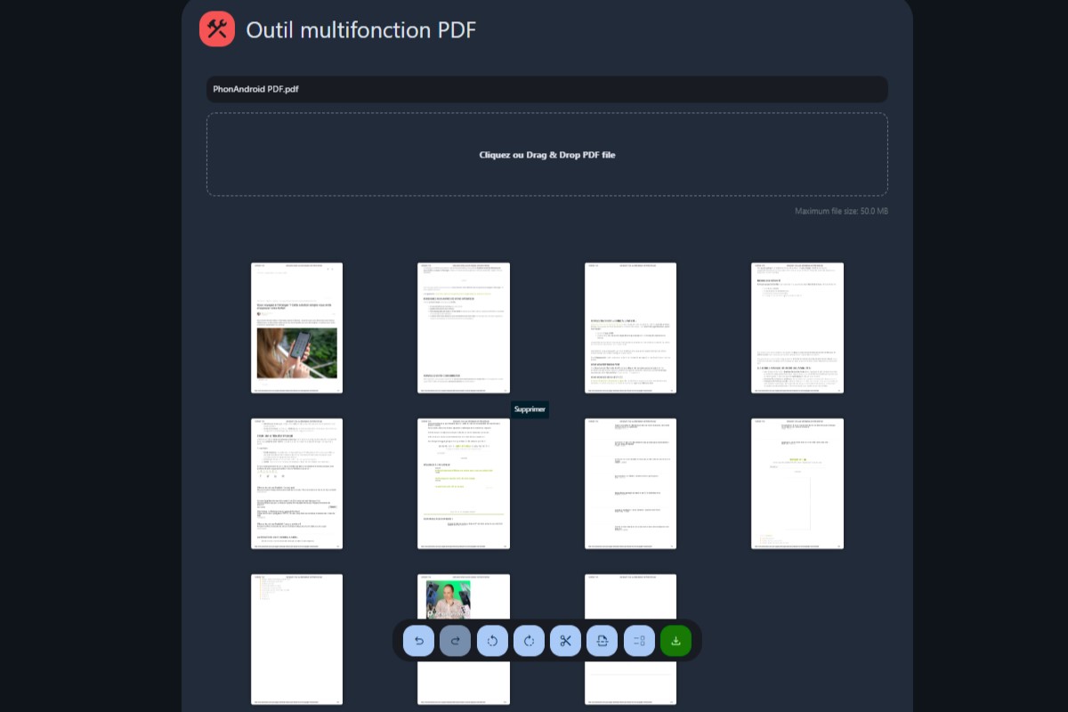 Stirling PDF : outil multifonctionnel