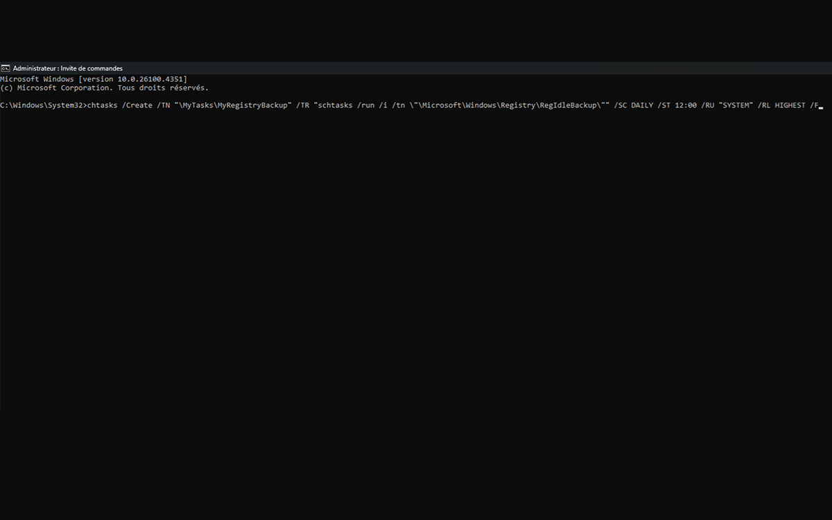 Registre Windows 11 6