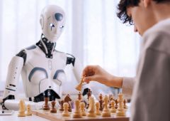 Robot IA contre humain aux echecs