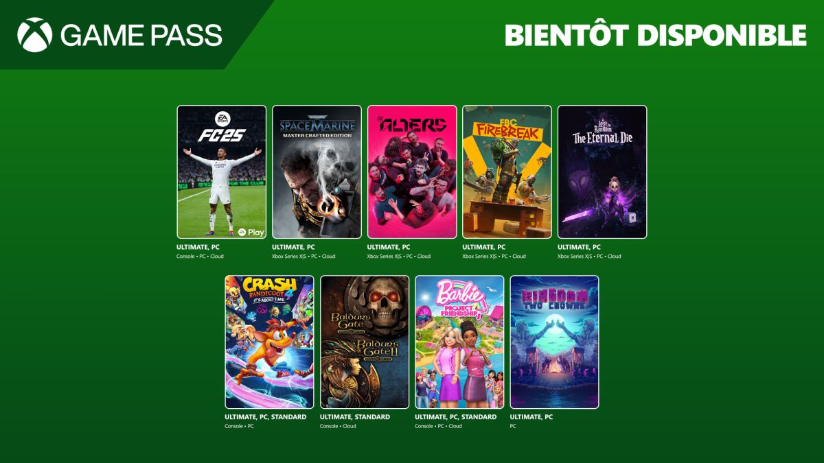 Game Pass juin 2025
