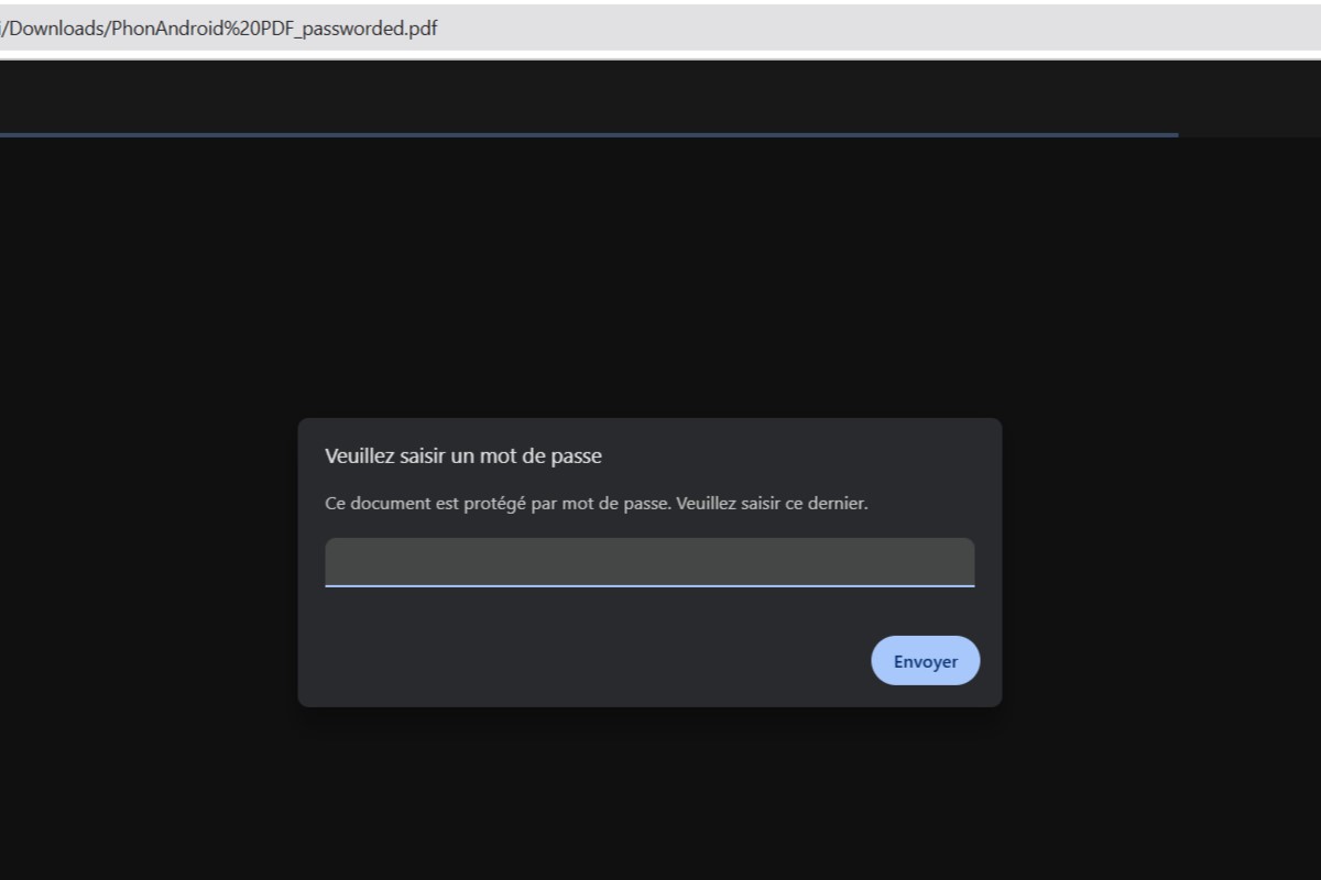 Stirling PDF : ajouter un mot de passe 2