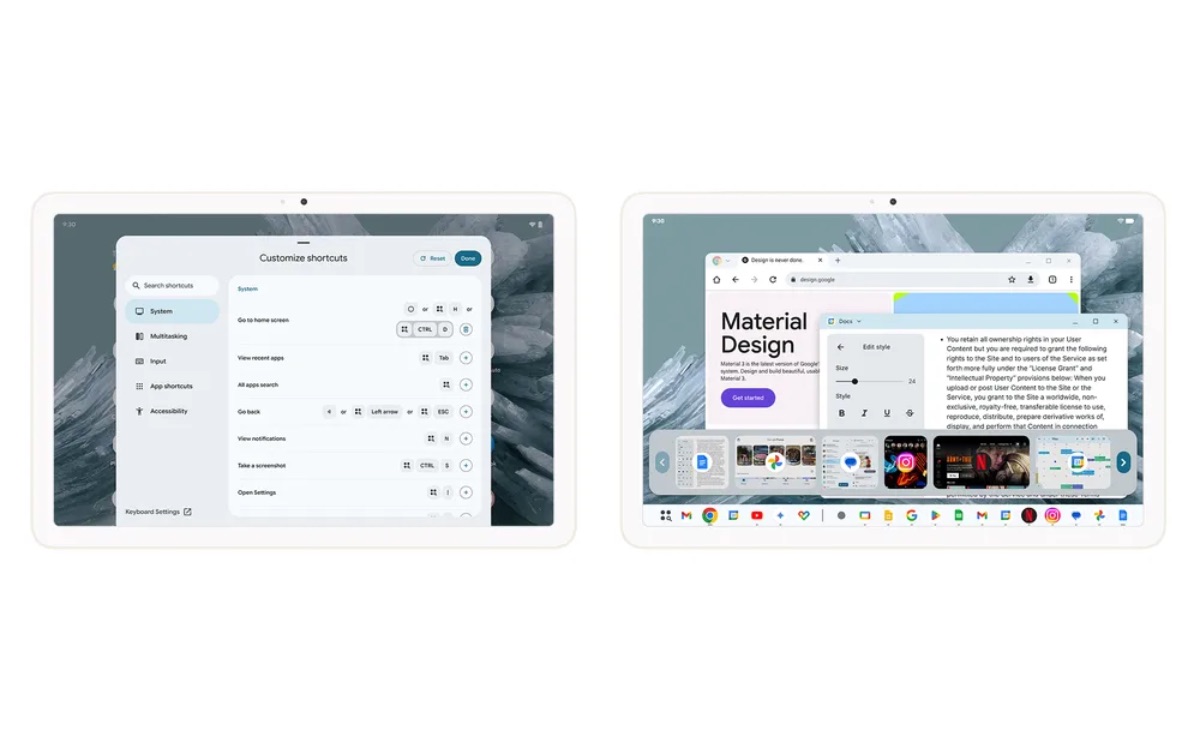 android 16 sur tablette