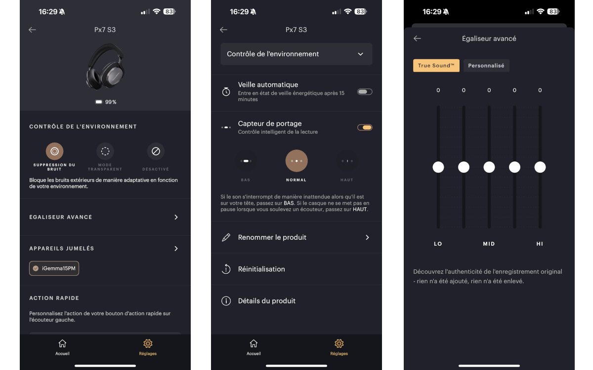 bowers wilkins px7 s3 test