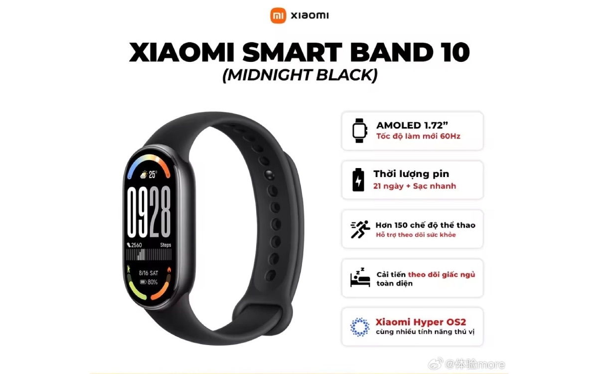 details smart band 10