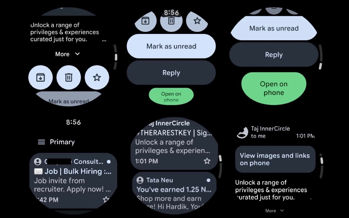 gmail material you expressive wear os