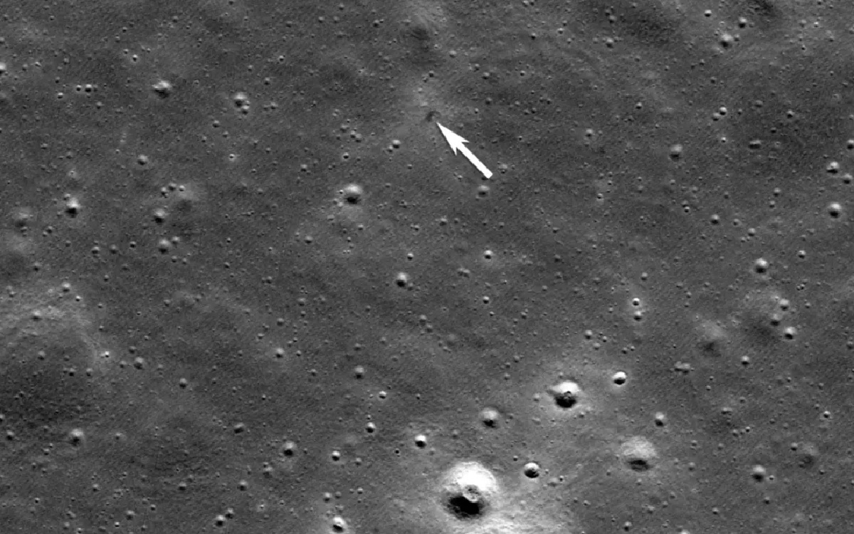 impact crash sonde lune
