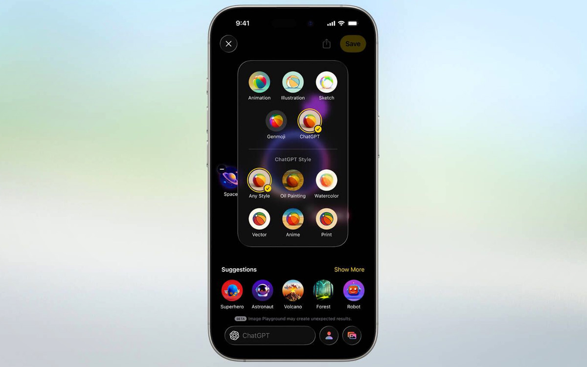 Apple iOS 26 Genmoji ChatGPT