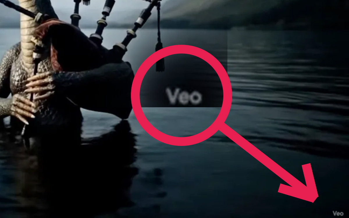 VEO 3 watermark google gemini IA vidéo