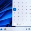 Windows 11 calendrier horloge