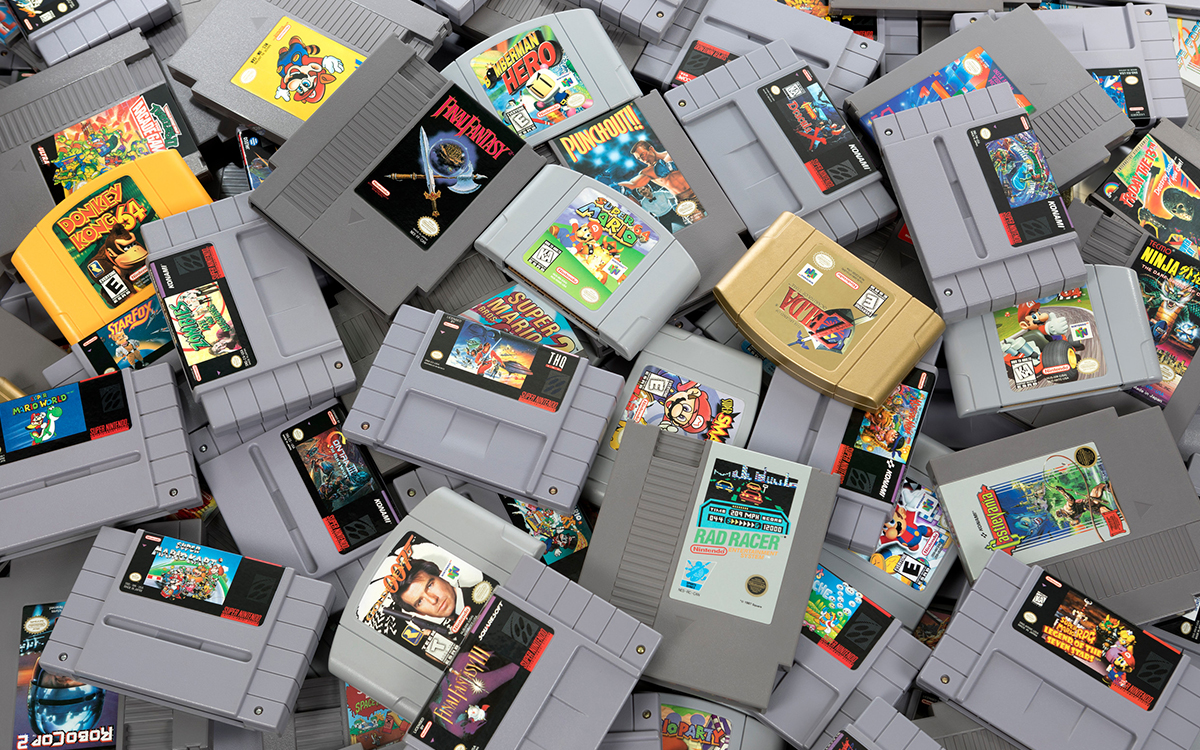 Des artouches de jeux vidéo