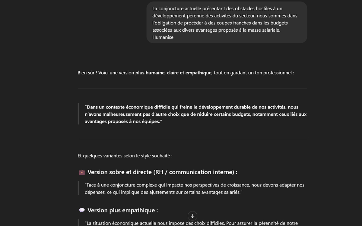 ChatGPT Humanise