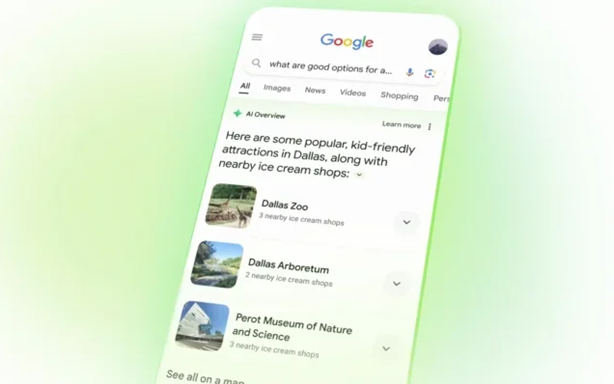 Google résumé IA