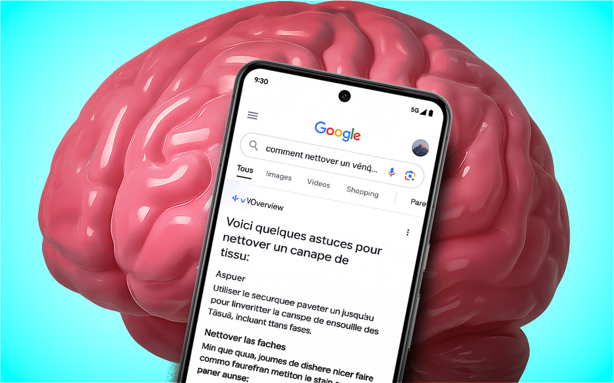 La nouvelle IA de Google qui aide à chercher sur le web rend-t-elle bête ?