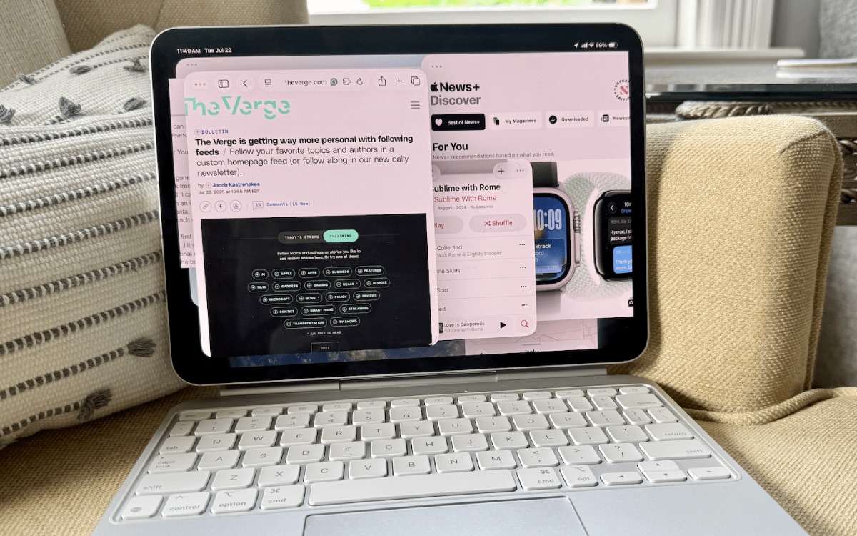 iPadOS 26 multitache