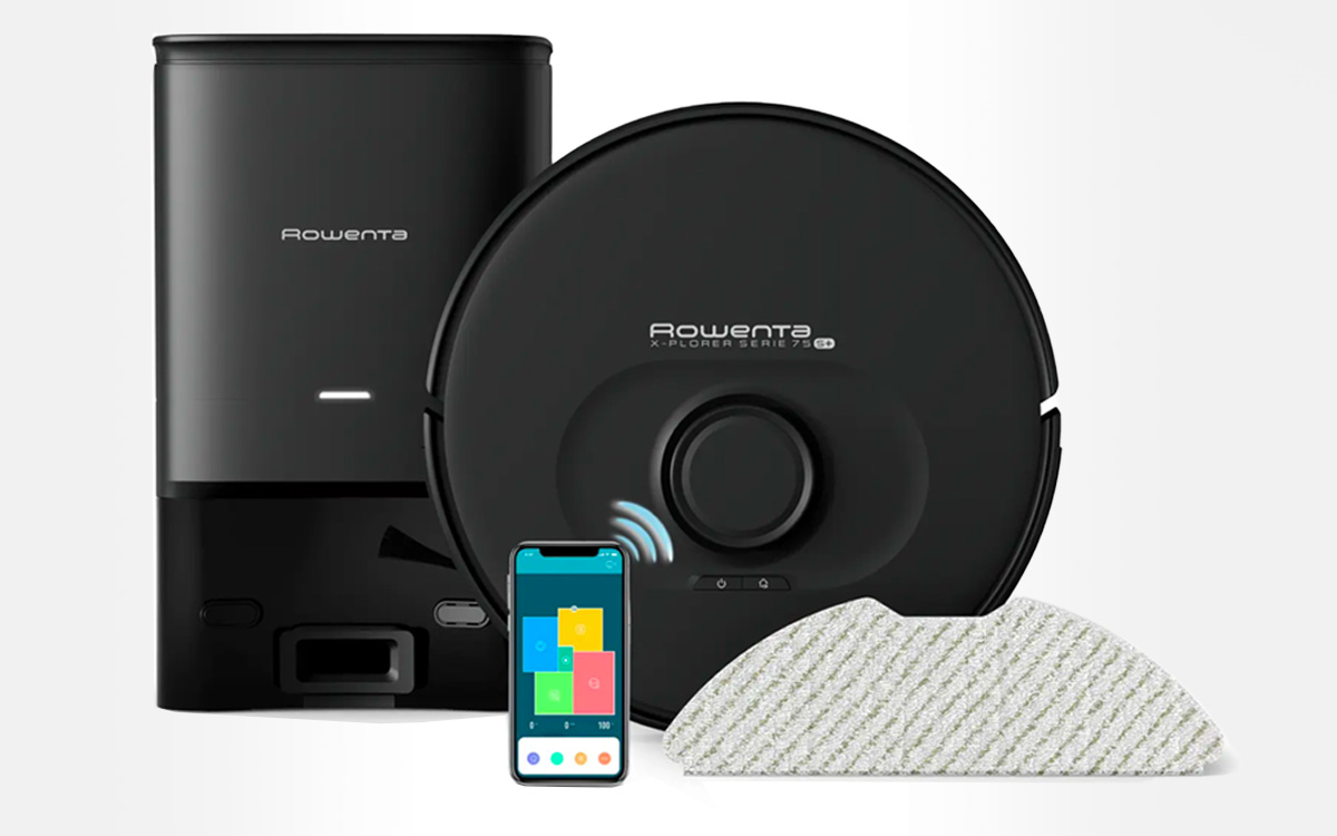 L’aspirateur robot X-Plorer Série 75S+ de Rowenta est à prix sacrifié pour les soldes, profitez-en !