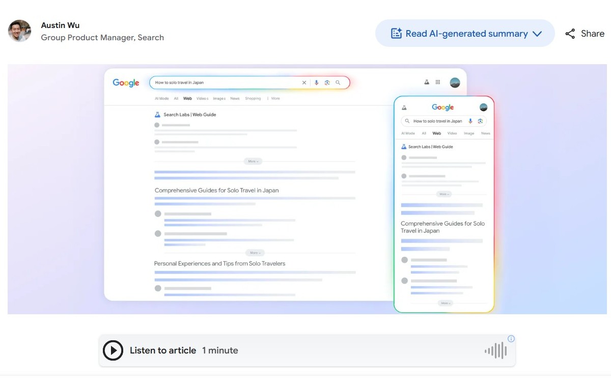 Google Web Guide