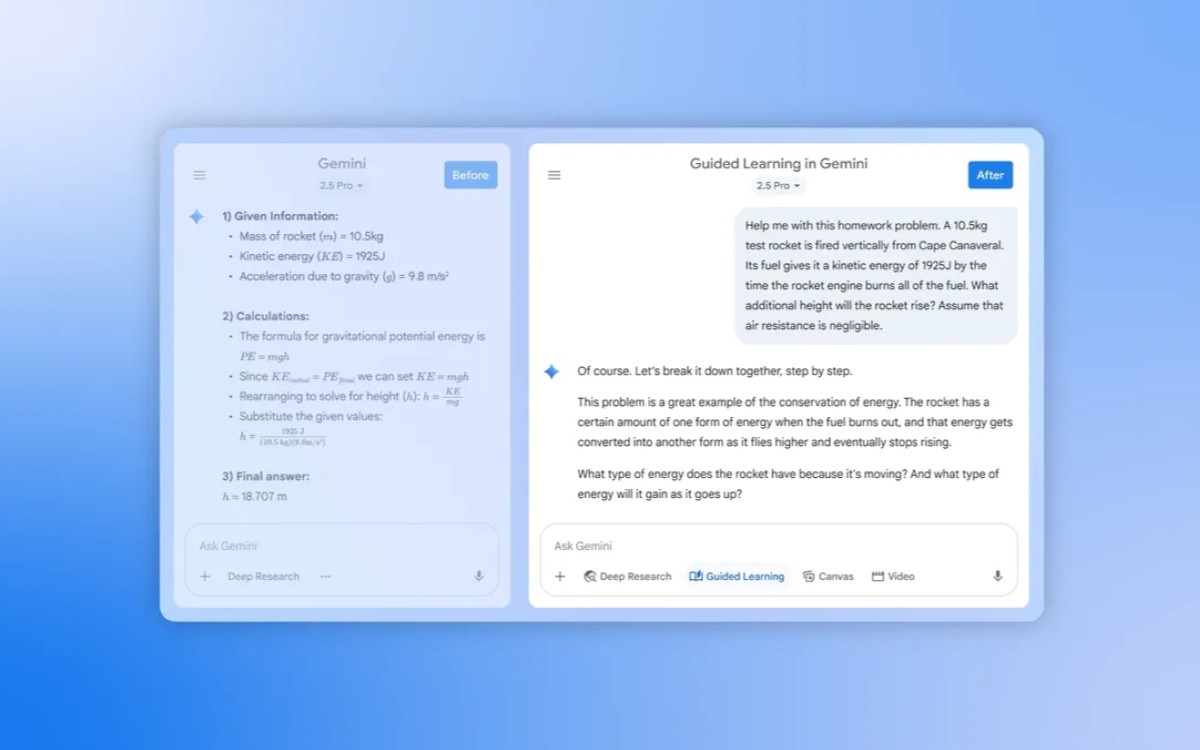 Gemini Guided Learning IA Google