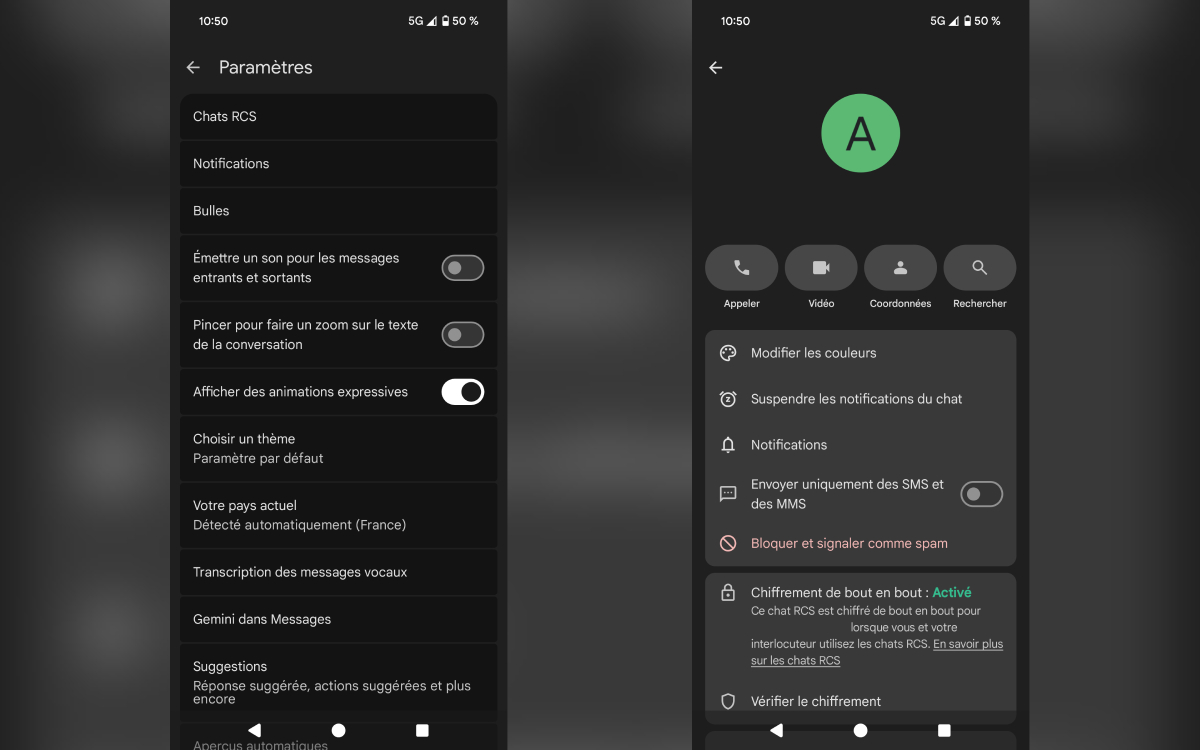 Google Messages Material Design 3 expressive