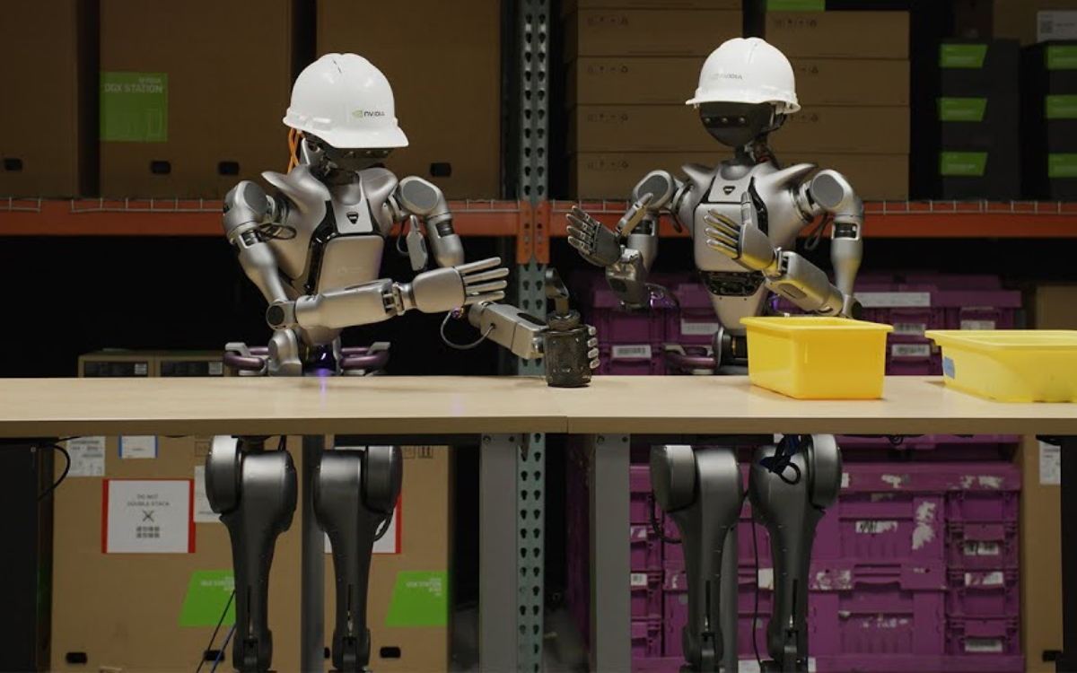 Les robots humanoïdes vont devenir beaucoup plus performants grâce à Nvidia
